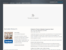 Tablet Screenshot of lookingglass-aquariums.com